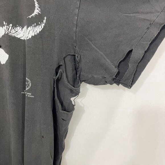 Vintage Danzig 1988 Band Tee Stedman Super Hi-Cru Made in USA Thrashed LARGE - Picture 5 of 11